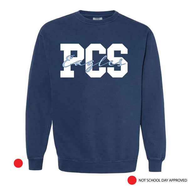 PCS Eagles Comfort Color Crewneck Sweatshirt