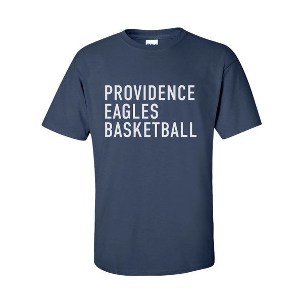 Basketball Eagles Navy Short Sleeve Tee