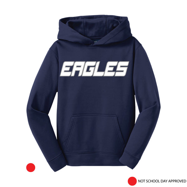 Sporty Eagles Performance Hooded Sweatshirt