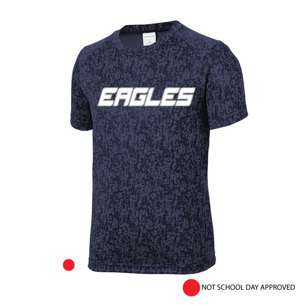 Sporty Eagles Short Sleeve Camo Performance Tee